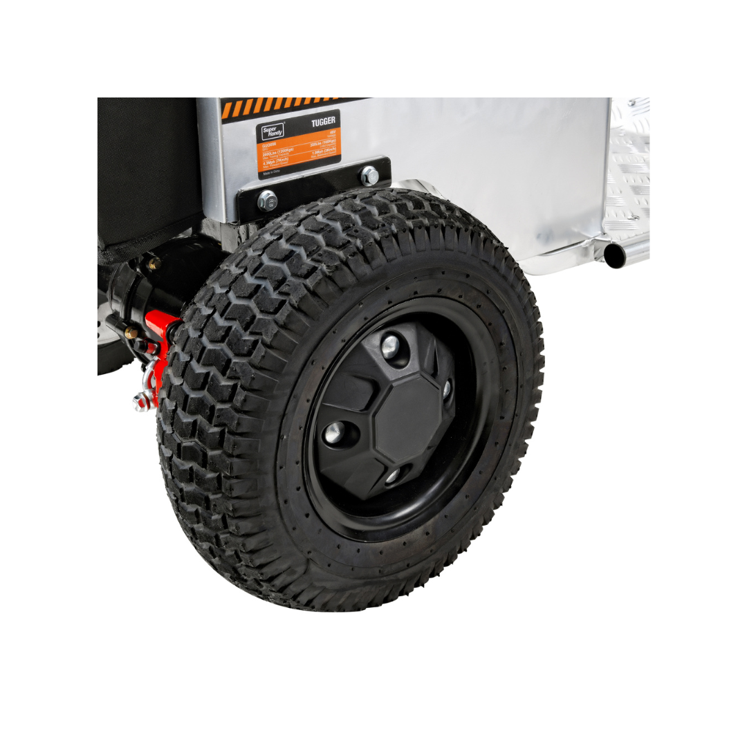 SuperHandy Tugger Electric Utility Tow Tractor - 2600 lbs Towing Capacity GUO098 - Senior.com Utility Carts