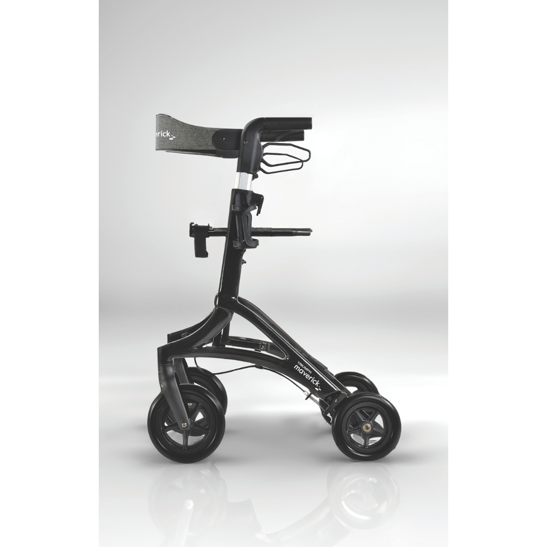 Triumph Mobility Maverick Carbon Fiber Rollator - Only 13.8 lbs - Senior.com Rollators