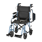 Nova Medical Aluminum Lightweight Transport Chair with Flip-Up Desk Arms - Senior.com Transport Chairs