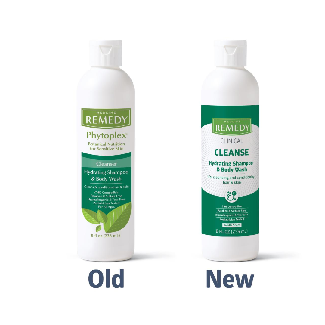 Medline Remedy Clinical No-Rinse Moisturizing Cleanser - Senior.com Body Wash