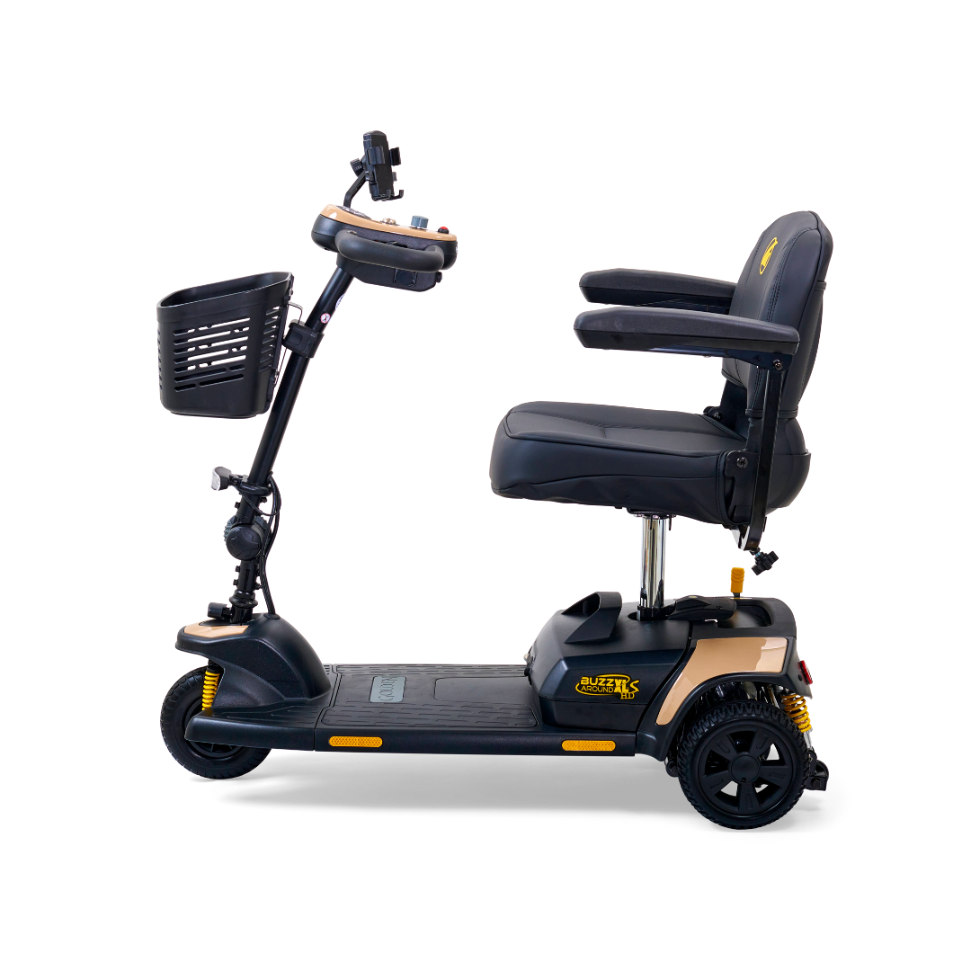 Golden Tech Buzzaround XLS-HD 3-Wheel Portable Scooter with Suspension - Senior.com Mobility Scooters
