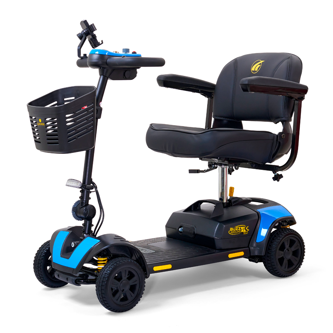 Golden Tech Buzzaround XLSHD 4-Wheel Portable Scooter with Suspension - Senior.com Mobility Scooters