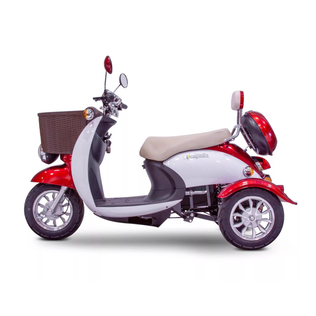 Ewheels EW-11 Electric 3 Wheel Sport Euro Type Scooter – Red