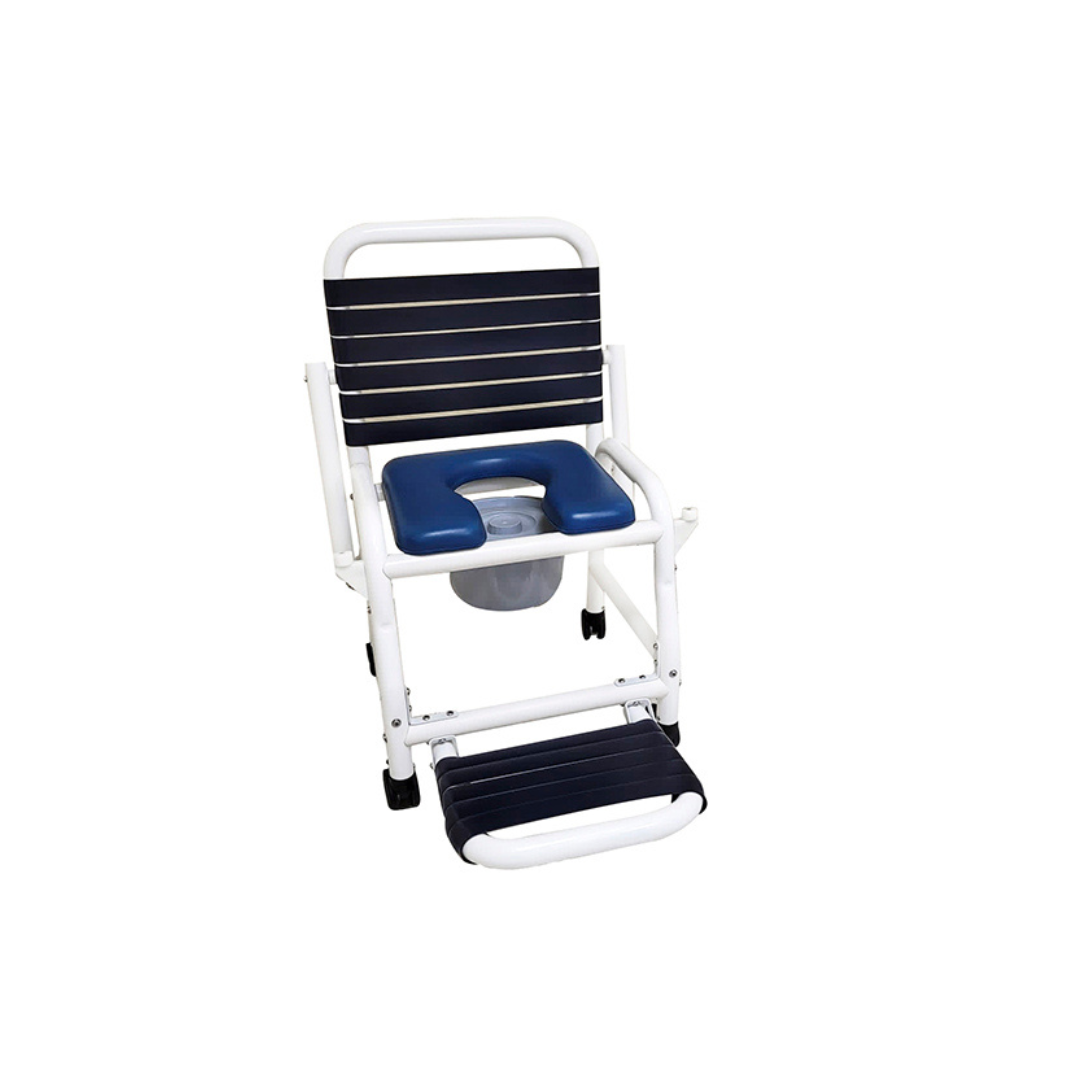 Mor-Medical Seamless Infection Control 5-in-1 Bathing Shower Chair Commode DNE-310-3TWL-FF-DDA