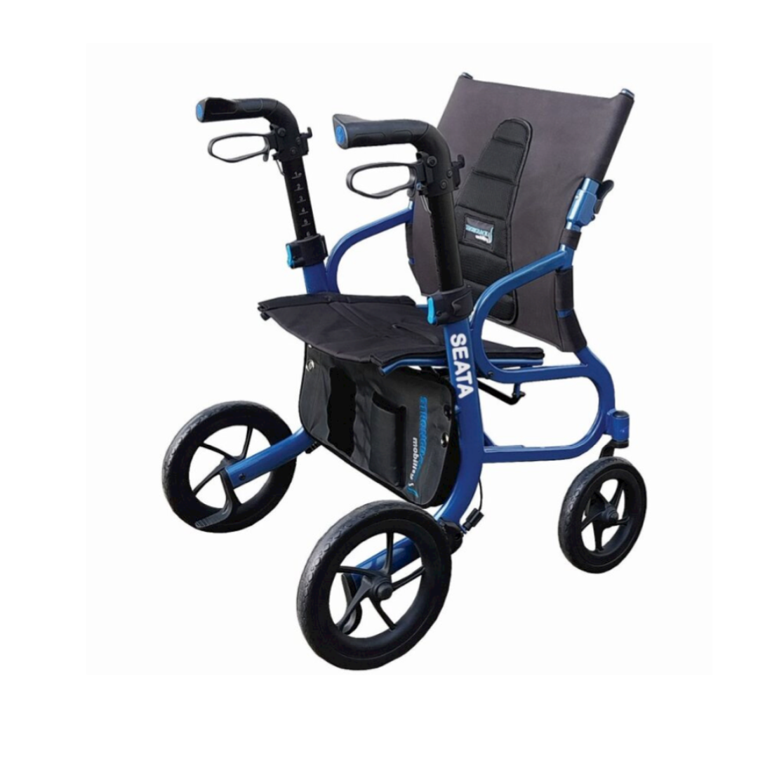 Strongback Mobility SEATA Rollator - Lightweight with Ergonomic Back Support