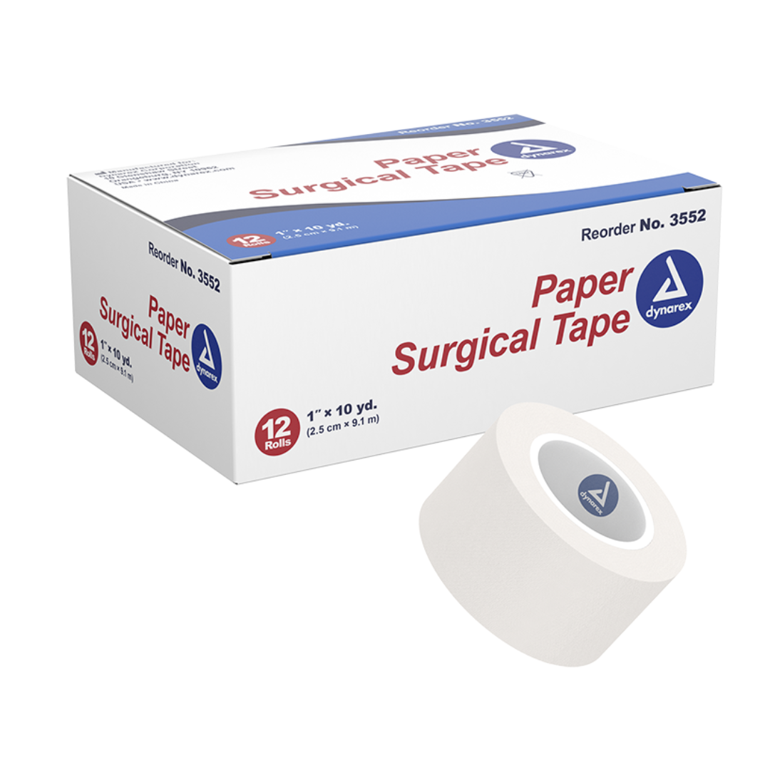 Dynarex Paper Surgical Tape - Effective For Skin Adhesion - Senior.com Surgical Tape