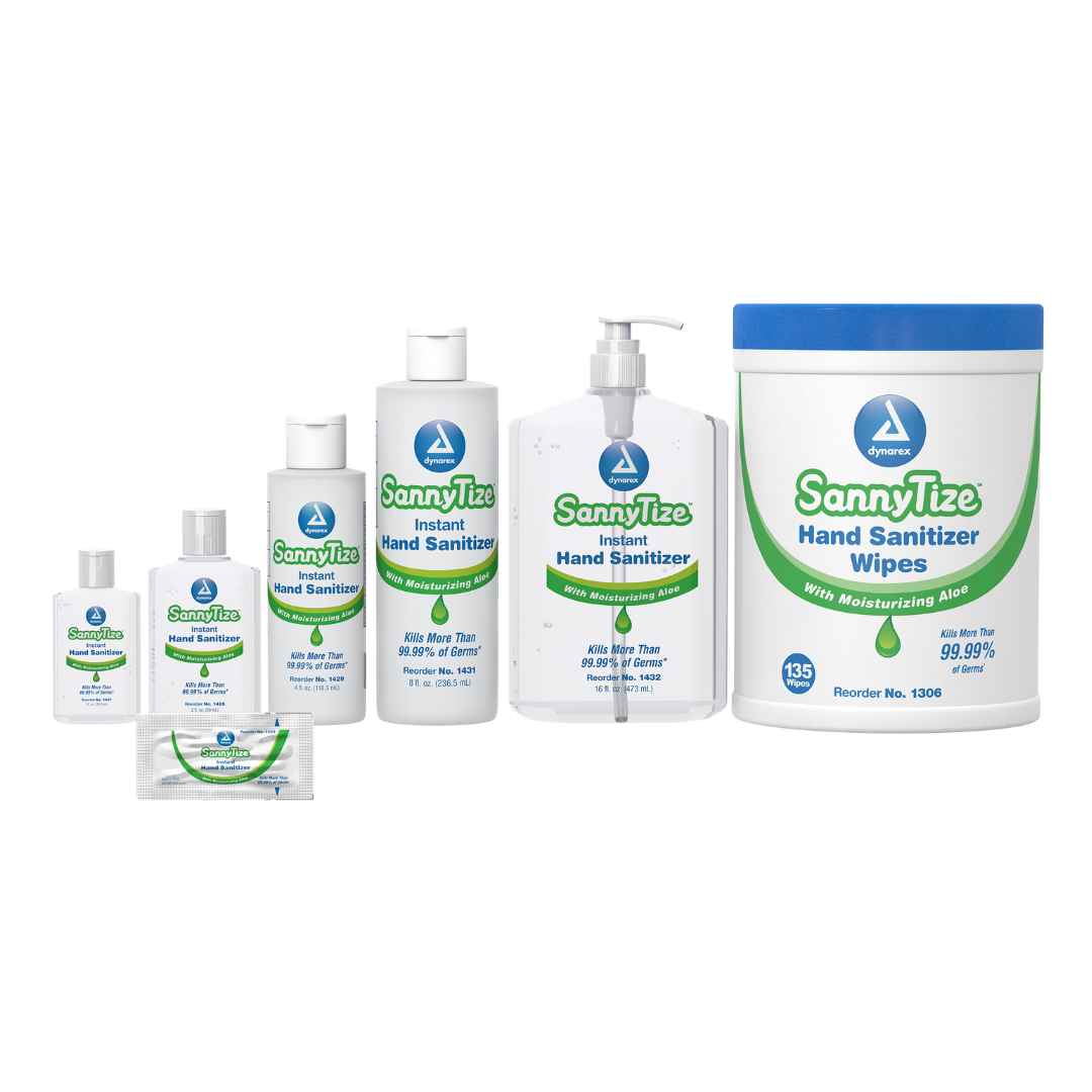 Dynarex Sannytize Instant Hand Sanitizer with Aloe - Senior.com Hand Sanitizers