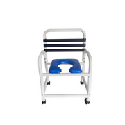 Mor-Medical Echo New Era Infection Control Shower Commode Chair - Senior.com PVC Shower Chairs