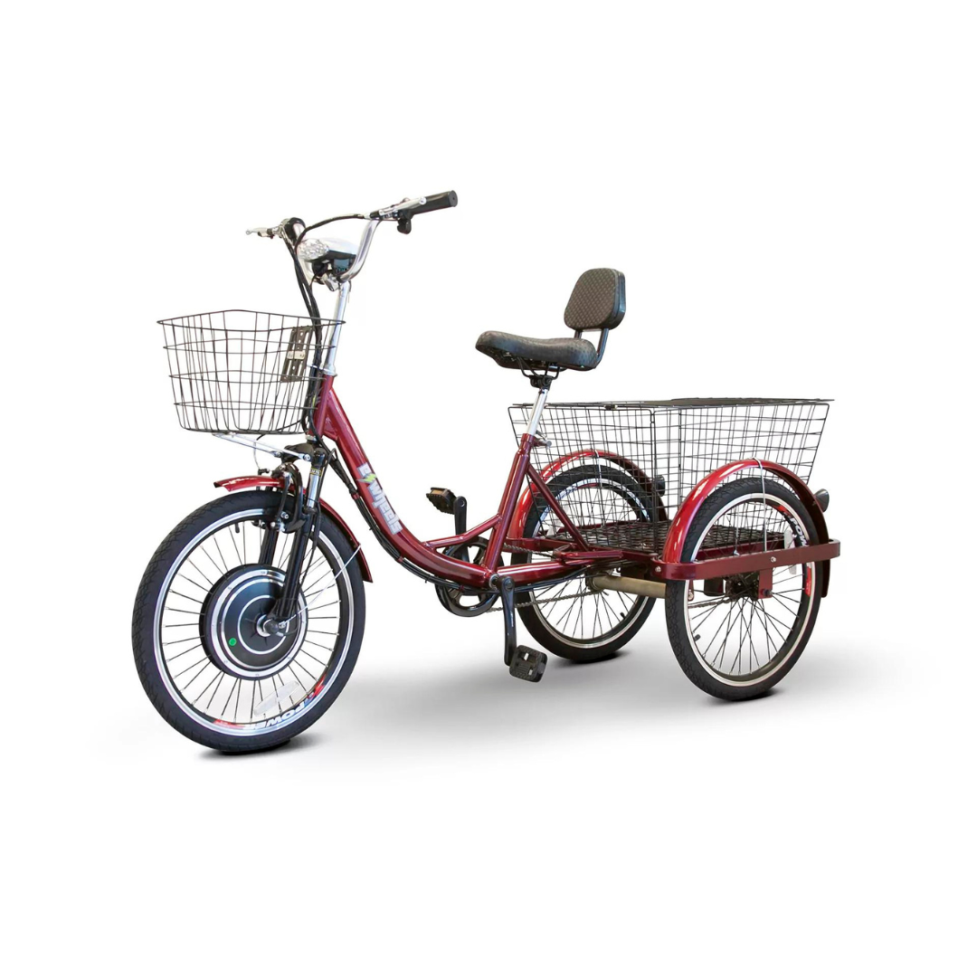 Ewheels EW-29 3-Wheel Electric Trike with Pedal Option - 15 MPH - Senior.com Electric Bikes