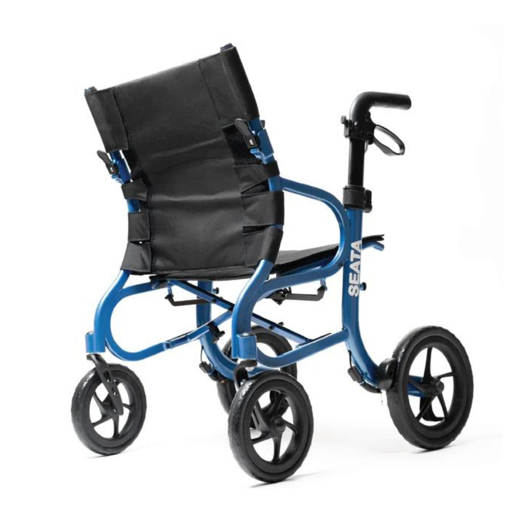 Strongback Mobility SEATA Rollator - Lightweight with Ergonomic Back Support - Senior.com Rollators