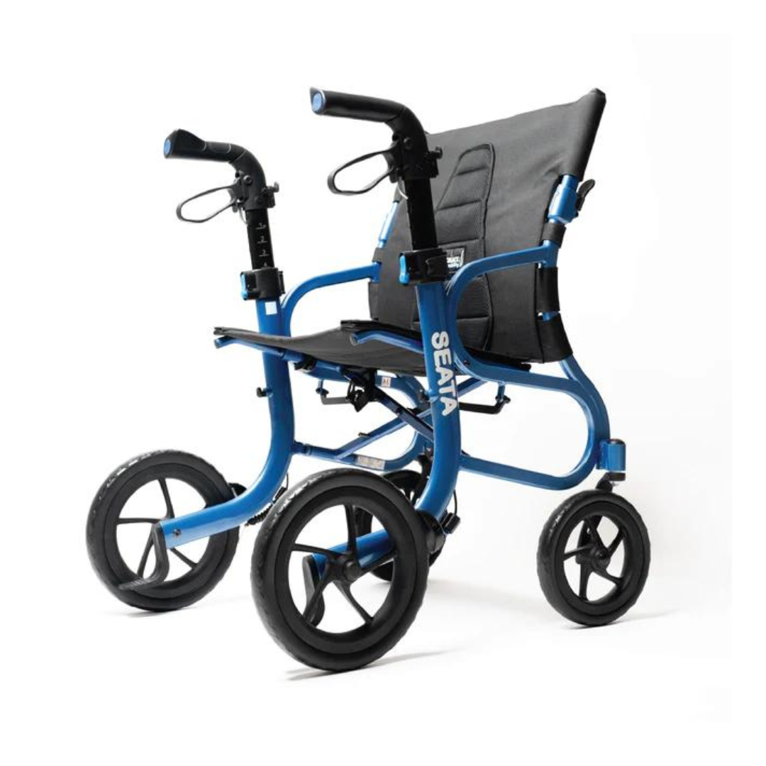 Strongback Mobility SEATA Rollator - Lightweight with Ergonomic Back Support - Senior.com Rollators