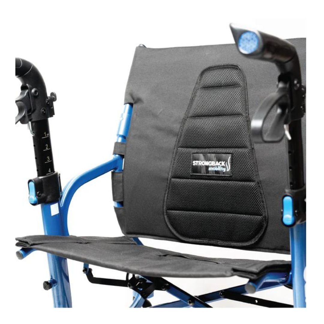 Strongback Mobility SEATA Rollator - Lightweight with Ergonomic Back Support - Senior.com Rollators