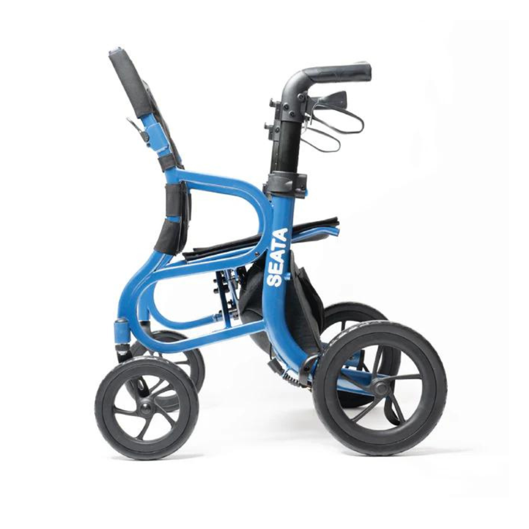 Strongback Mobility SEATA Rollator - Lightweight with Ergonomic Back Support - Senior.com Rollators