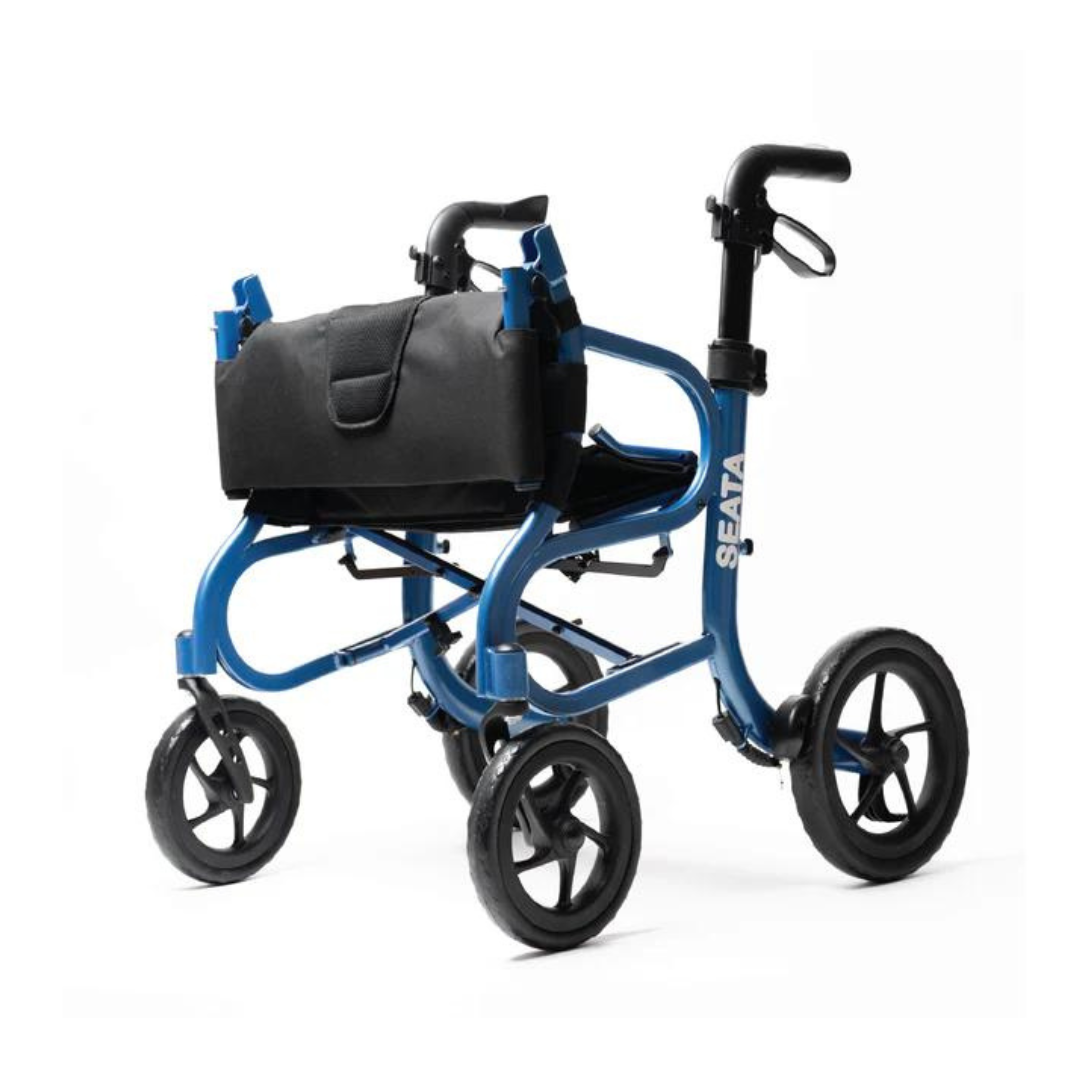 Strongback Mobility SEATA Rollator - Lightweight with Ergonomic Back Support - Senior.com Rollators