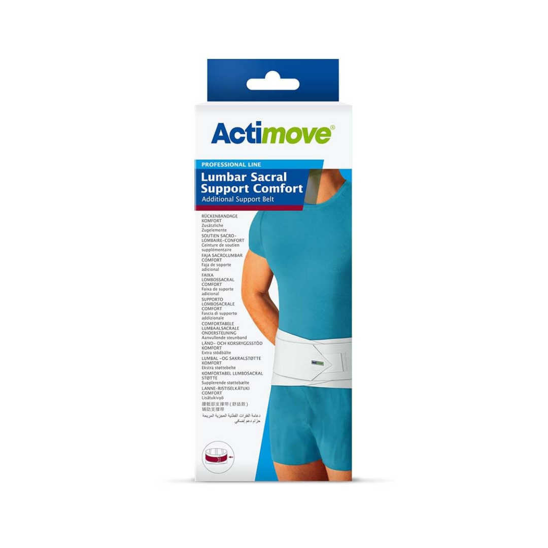 Actimove Professional Lumbar Sacral Support Comfort with Additional Support Belt 10" - Senior.com Back & Lumbar Support Cushions