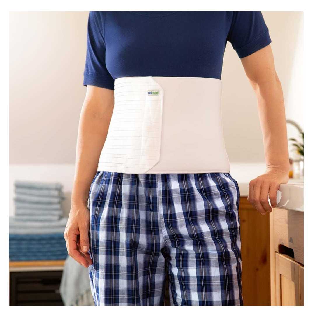 Actimove Abdominal Binder Comfort with Soft Pad - Compression Garment - Senior.com Abdominal Support