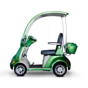 Ewheels EW-54 4-Wheel Deluxe Bariatric Scooter with Full Cover and Front Windshield Green