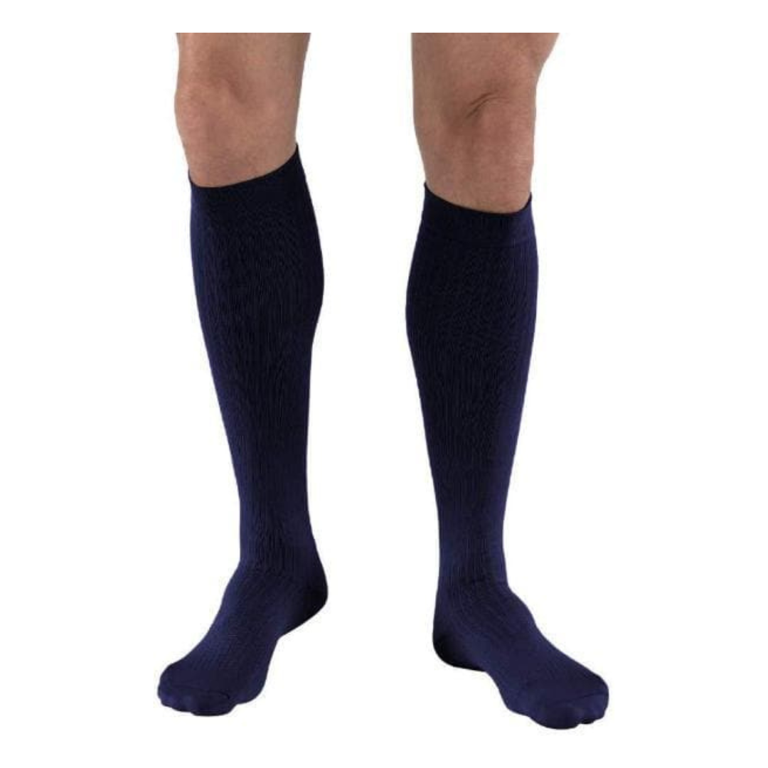 JOBST Activa Mens Dress Knee High Closed Toe Everyday Compression Socks - Senior.com Compression Socks