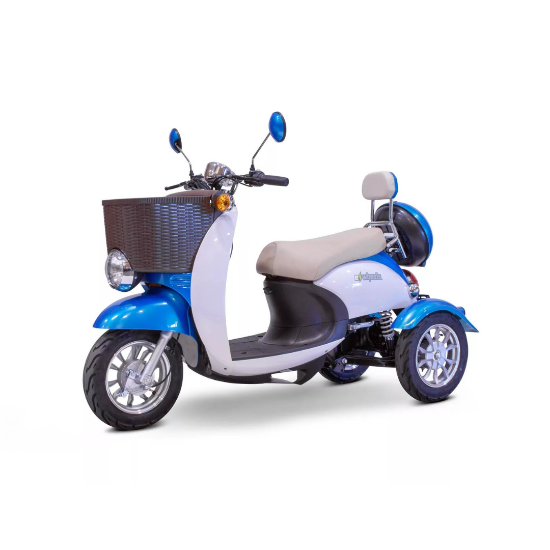 Ewheels EW-11 Electric 3 Wheel Sport Euro Type Scooter – Blue 