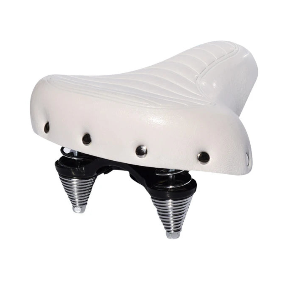 Viribus Shock Absorbing Saddle - Tricycle Seat Replacment White