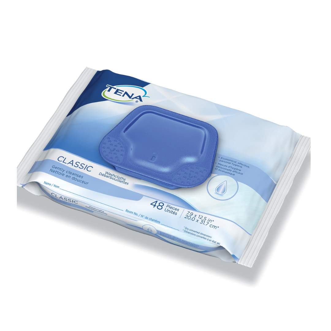 TENA ProSkin™  Classic Personal Cleansing Wipes - Soft Pack - Scented 48 Count - Senior.com Cleansing Wipes