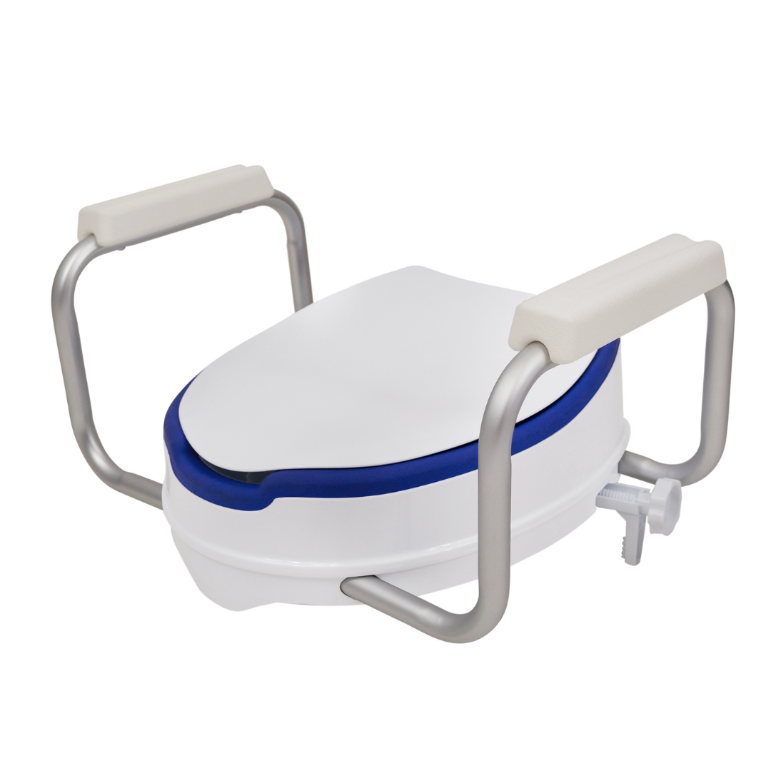 Climbing Steps AltiCare Raised Toilet Seat with Arms