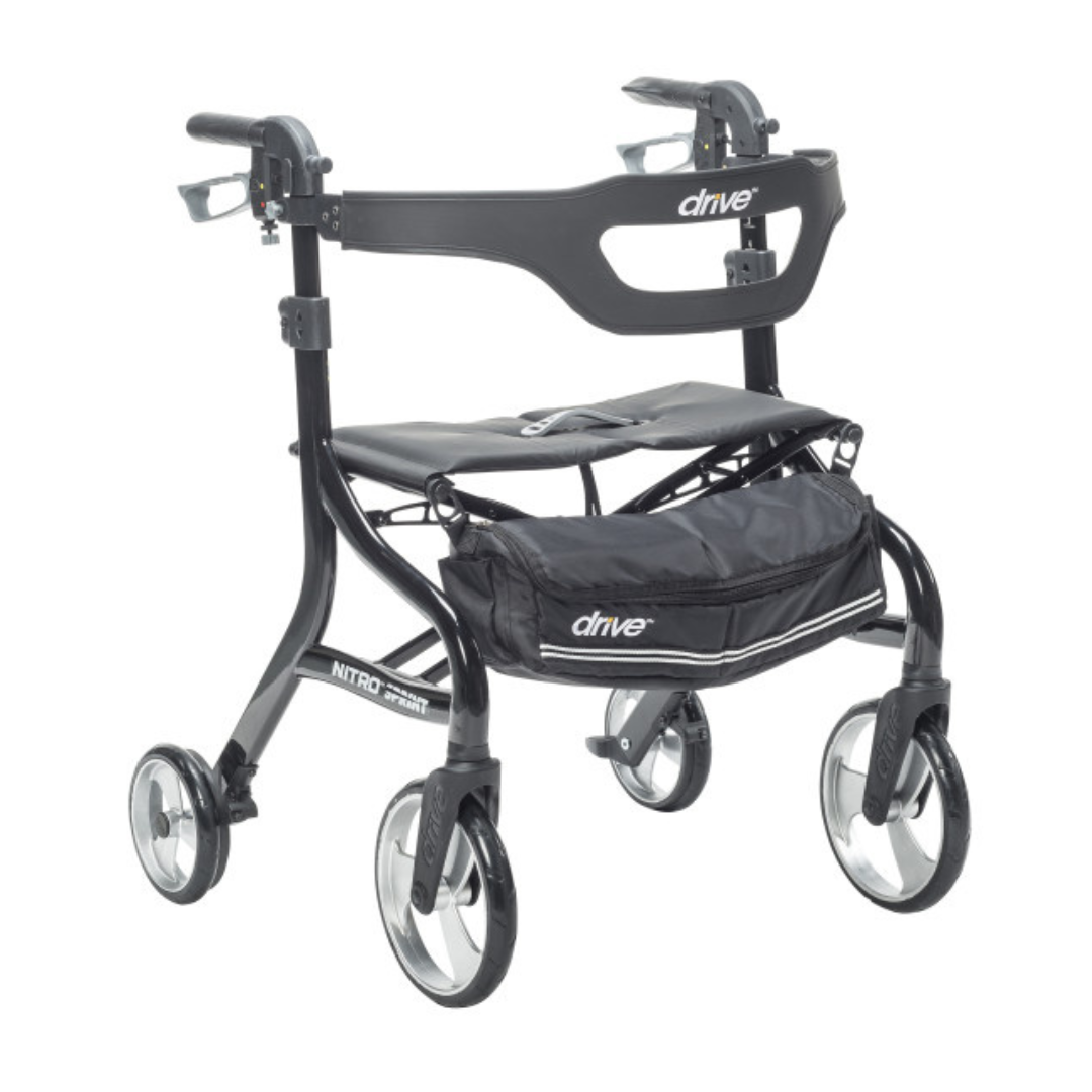 Drive Medical Nitro® Sprint HD Rollator - 500 lb Capacity