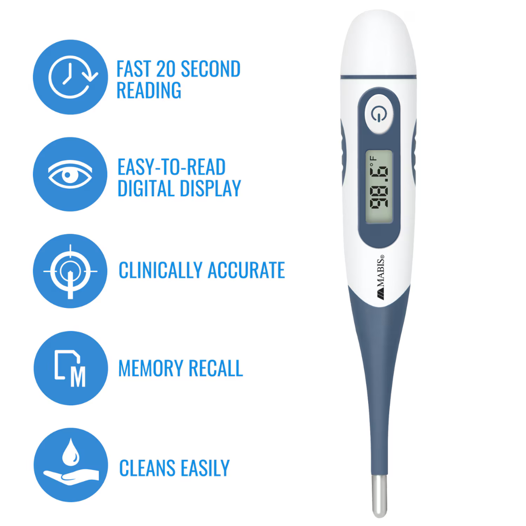 MABIS® Flex Tip 20-Second Digital Thermometer - Senior.com Digital Thermometers