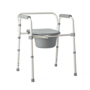 Medline Guardian Folding 3-In-1 Steel Commode - Senior.com Commodes