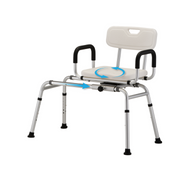 Nova Medical Shower Sliding Transfer Bench with 360° Swivel Seat - Senior.com Transfer Benches