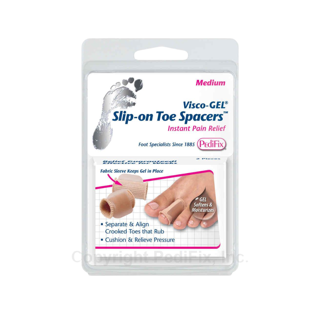 PediFix® Visco-GEL® Slip-On Toe Spacers™ - 2 Per Pack - Senior.com Toe Separators