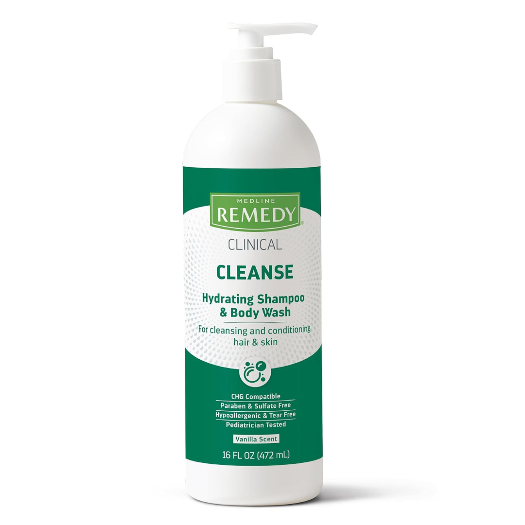 Medline Remedy Clinical No-Rinse Moisturizing Cleanser - Senior.com Body Wash