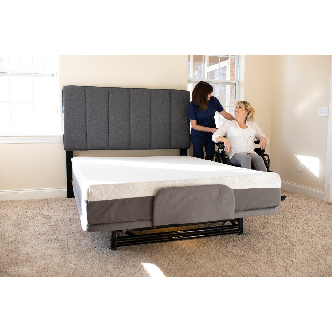 Flexabed Hi-Low SL Bariatric Electric Adjustable Bed Frame with Voice Activation - Senior.com Hi/Low Beds