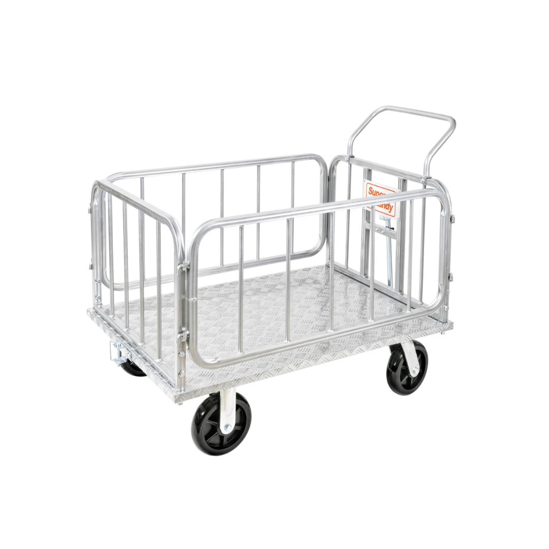 SuperHandy Platform Truck & Trailer - 1200 Lb Capacity - Connects Directly to Utility Tugger - Senior.com Wagons