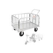 SuperHandy Platform Truck & Trailer - 1200 Lb Capacity - Connects Directly to Utility Tugger - Senior.com Wagons