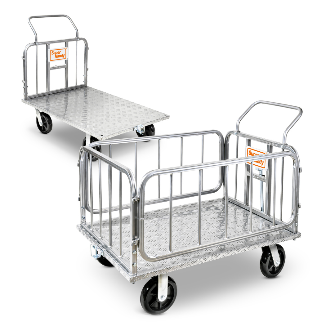 SuperHandy Platform Truck & Trailer - 1200 Lb Capacity - Connects Directly to Utility Tugger - Senior.com Wagons