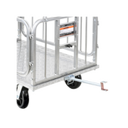 SuperHandy Platform Truck & Trailer - 1200 Lb Capacity - Connects Directly to Utility Tugger - Senior.com Wagons