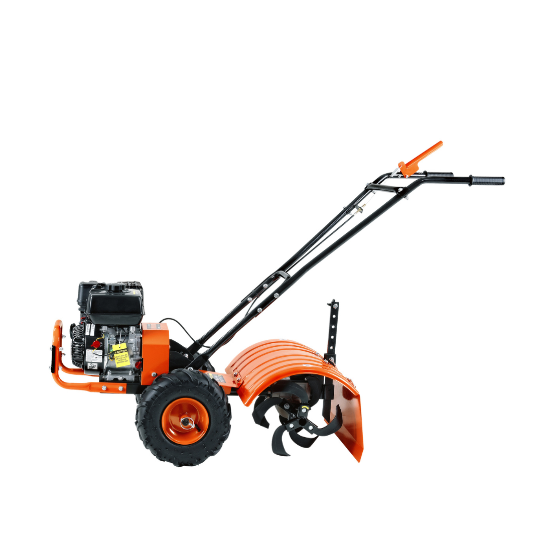 SuperHandy 7HP Rear Tine Tiller - 16" Tilling Width, 12" Depth - Advanced Soil Cultivator for Efficient Garden Prep - Senior.com Garden Tillers