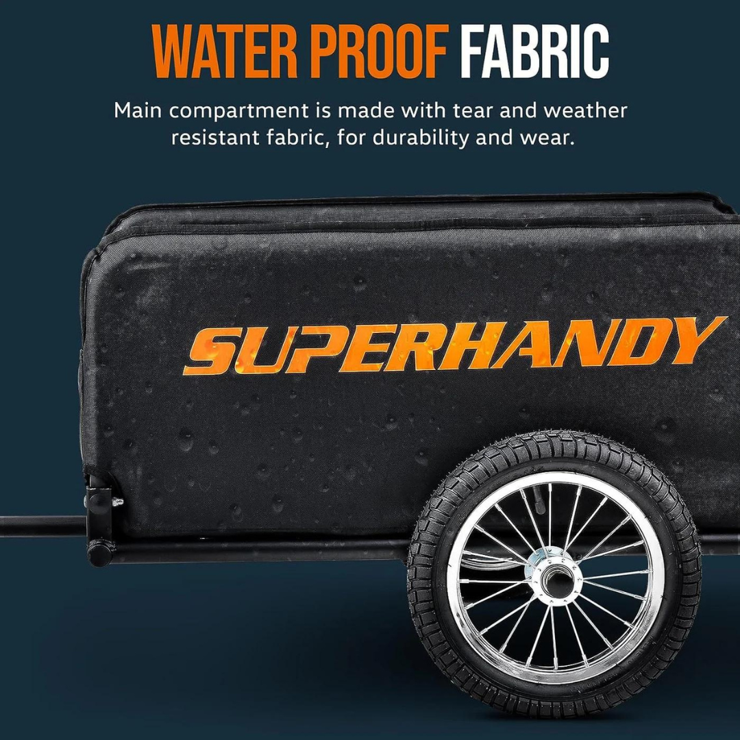 SuperHandy Scooter Cargo Trailer - 155 lbs Capacity, Lightweight, Tool Free Assembly - Senior.com 