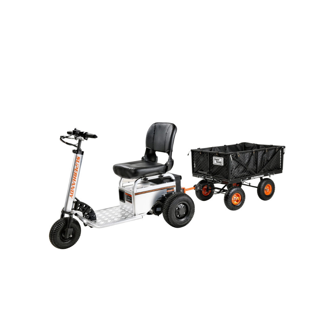 SuperHandy Towable Garden Cart - Quick Dump System - Senior.com Wagons