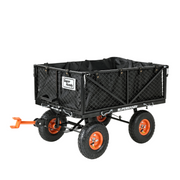 SuperHandy Towable Garden Cart - Quick Dump System - Senior.com Wagons