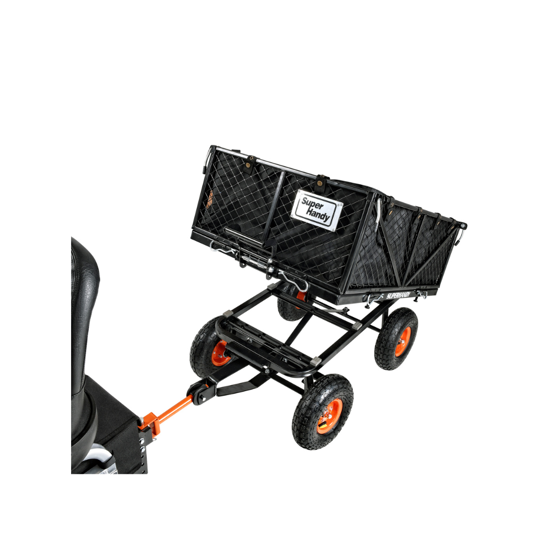 SuperHandy Towable Garden Cart - Quick Dump System - Senior.com Wagons