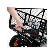 SuperHandy Towable Garden Cart - Quick Dump System - Senior.com Wagons