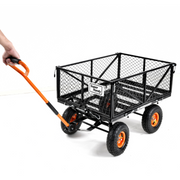 SuperHandy Towable Garden Cart - Quick Dump System - Senior.com Wagons