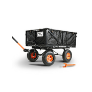 SuperHandy Towable Garden Cart - Quick Dump System - Senior.com Wagons