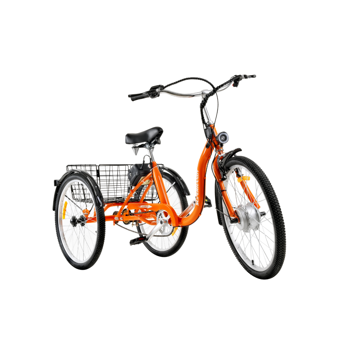 SuperHandy EcoRide Electric Tricycle with Swappable Batteries - Senior.com 