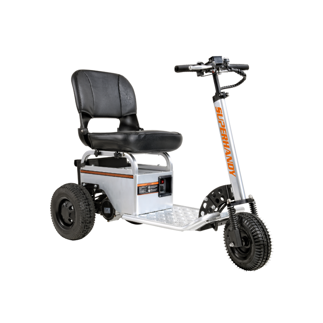 SuperHandy Tugger Electric Utility Tow Tractor - 2600 lbs Towing Capacity - Senior.com Utility Carts