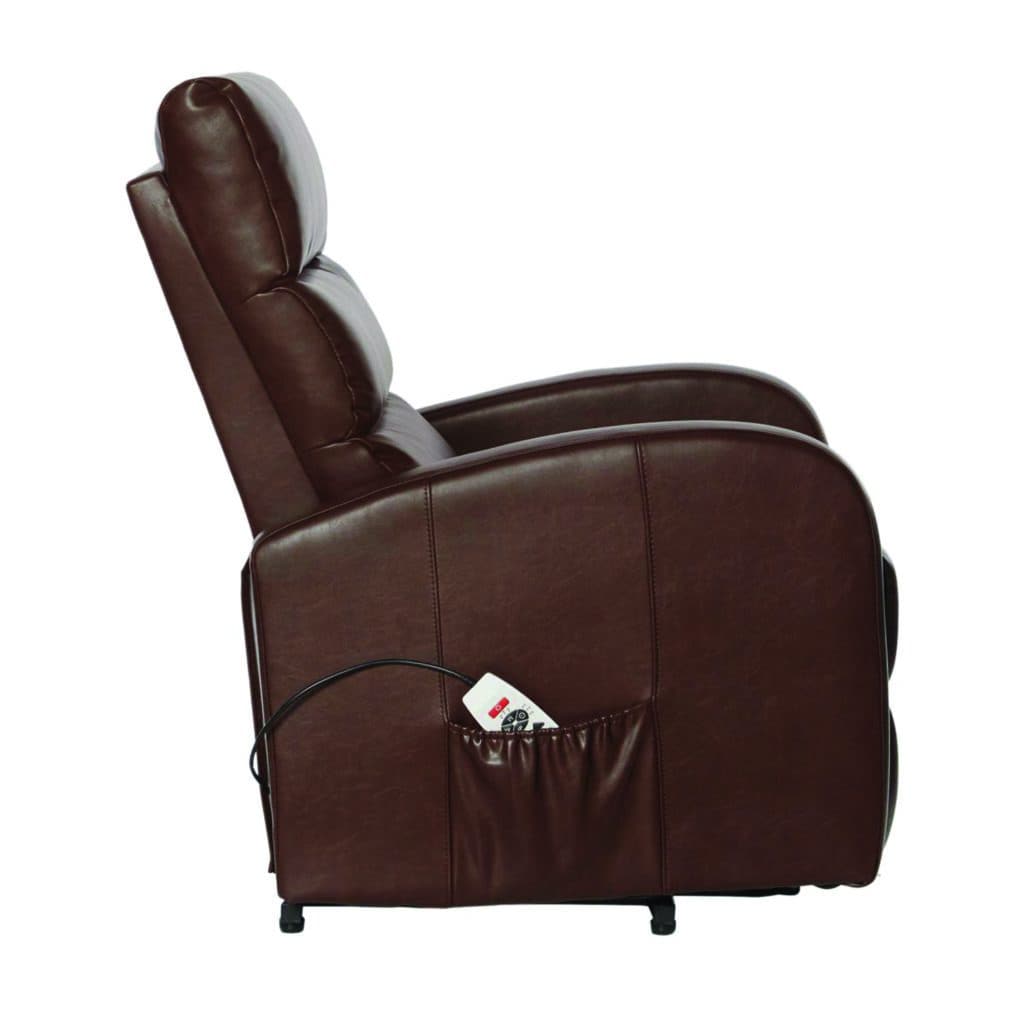 Lifesmart Single Motor Power Lift Chair Recliner with Heat and Massage - Senior.com Assisted Lift Chairs