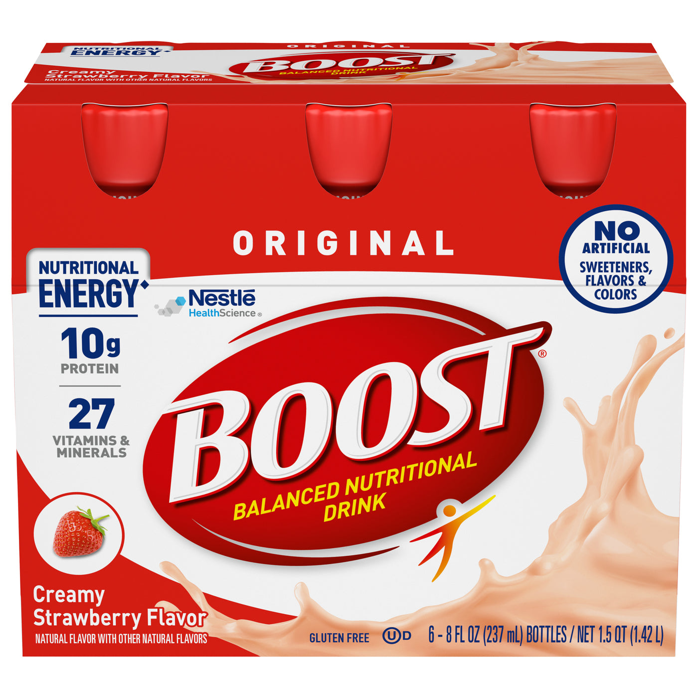 Nestle Boost® Original Oral Nutritional Supplement - 8 oz. Bottles - Senior.com Vitamins & Supplements