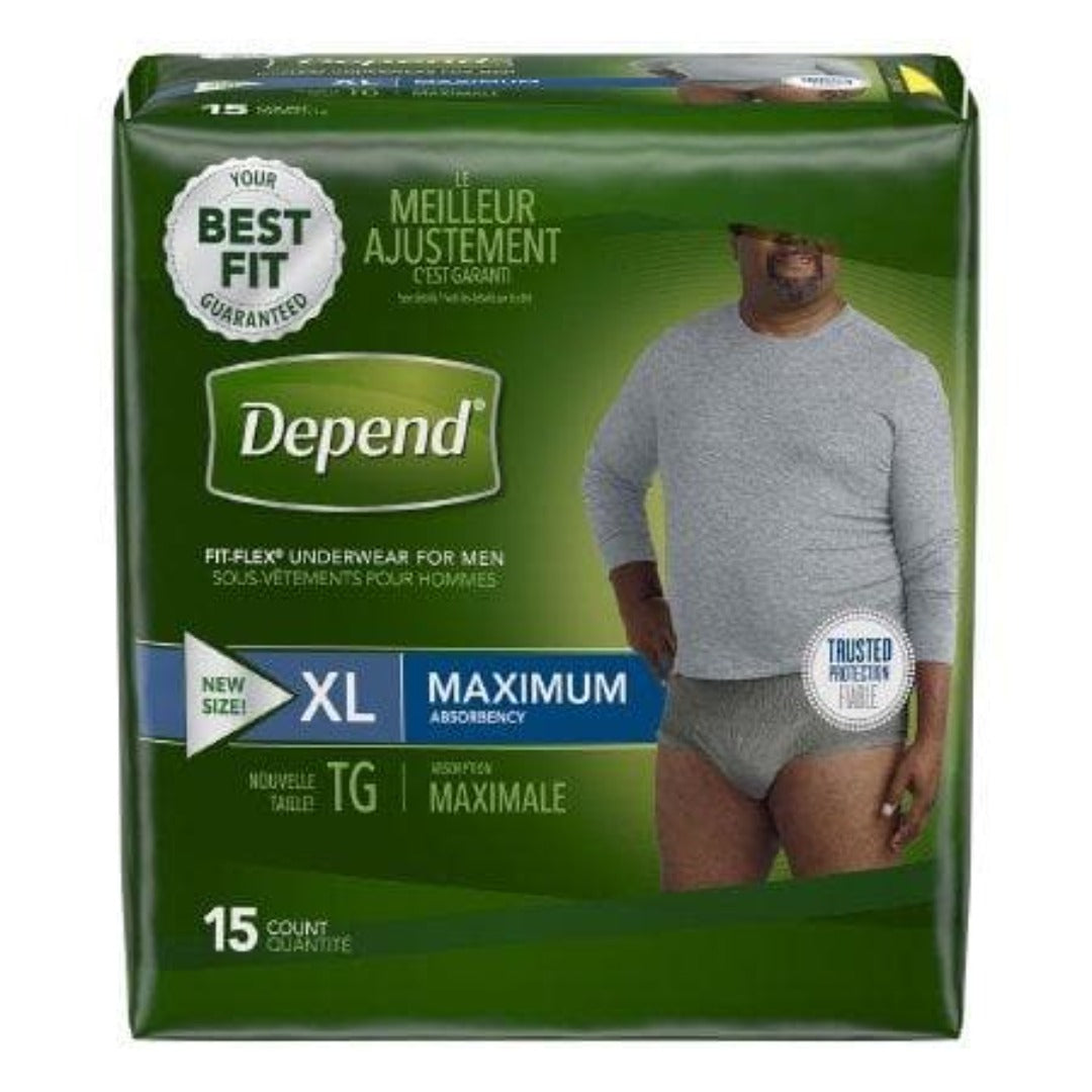 Depend Maximum Absorbency Underwear for Men Small/Medium – Save